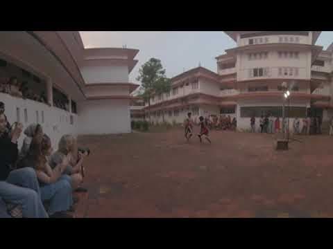 Two Kalari Payattu Performers with sharp knives